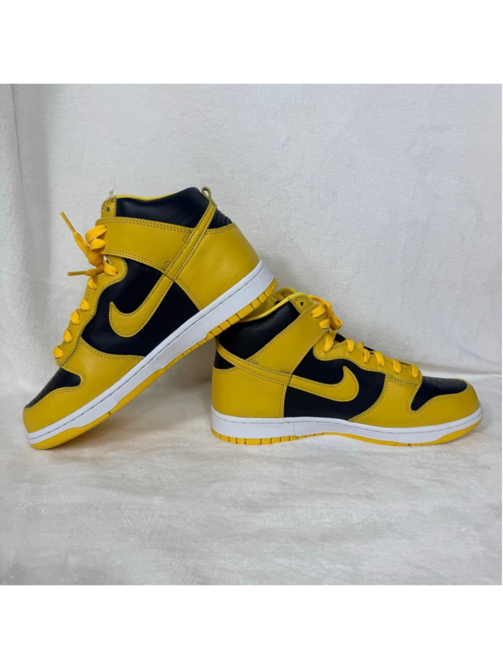 Men's Nike Dunk High SP Black Varsity Maize 9 Yellow Black CZ8149-002